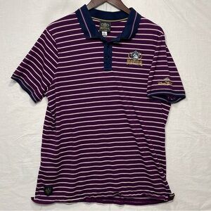 Disney Wish Inaugural Sailings Polo Shirt XL Striped Embroidered Cruise Souvenir